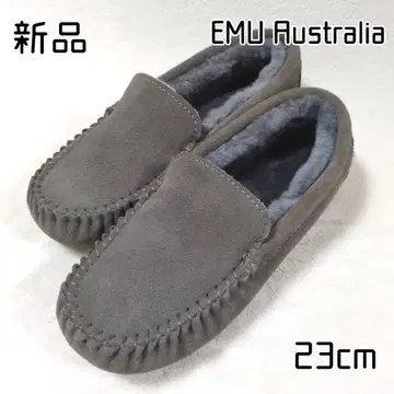 새상품 EMU Australia 모카신 그레이 23.0 스테디셀러 퍼