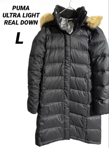PUMA 푸마 벤치 코트 울트라 라이트 다운 코트 롱 기장 블랙 퍼