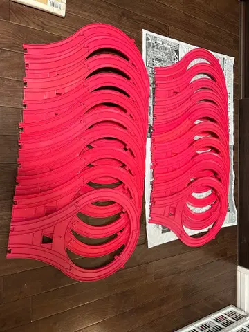 프라레일 U턴 레일 21개 세트