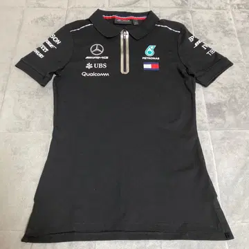 Mercedes AMG 피케 셔츠 S 사이즈 블랙 PETRONAS