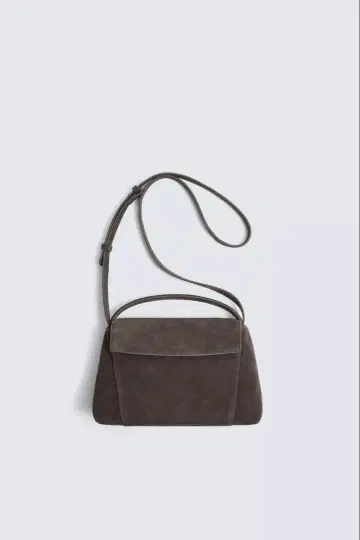 ZARA 가죽 숄더백 브라운