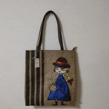 스트라이프 디자인 토트백