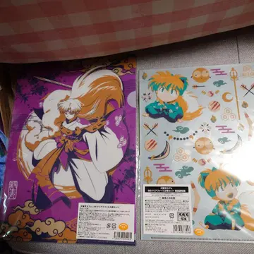 이누야샤 카페 클리어 파일 A4, B5 세트