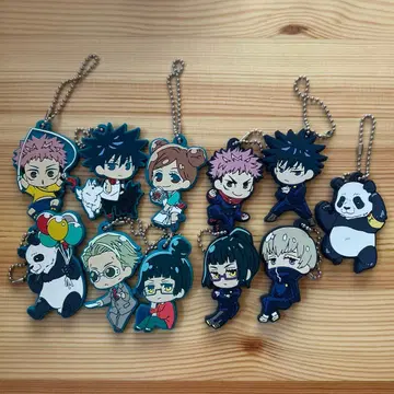 주술회전 러버 스트랩 키링 스트랩