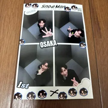 SnowMan 1st POPUP 와타나베 쇼타 사진 오사카 한정판