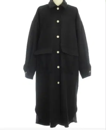 새상품 앰프 팜 unpeu femme 오버 사이즈 울 코트