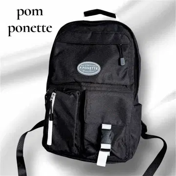 pom ponette 백팩 블랙