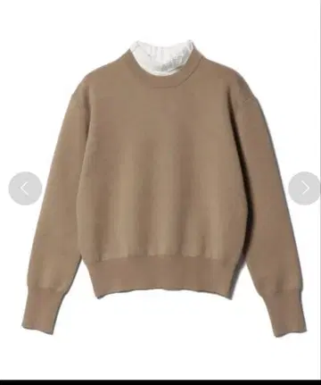 [ 새상품급 ] 에스트네이션 프릴 카라 부착 니트