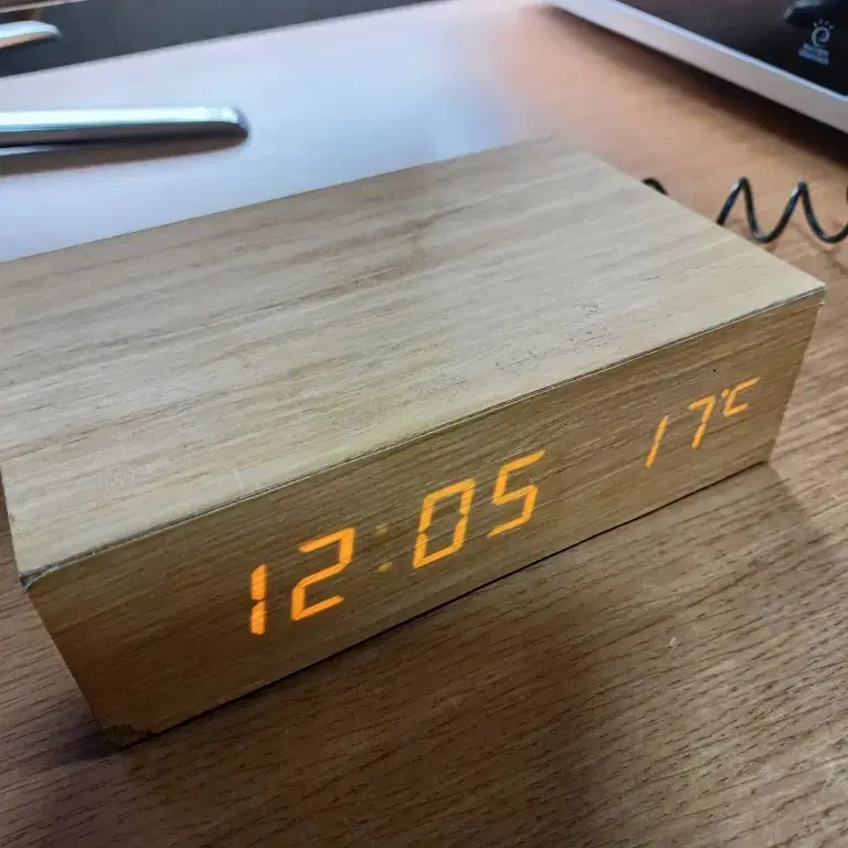 Homtime M9 블루투스 나무알람시계 스피커박스