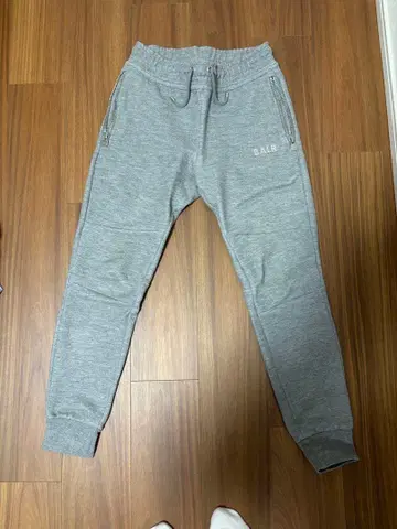 그레이 지퍼 포켓 스웨트 팬츠