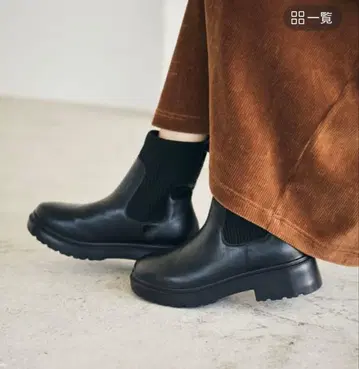 studio CLIP [ 탈취 항균 방취 경량 ] 통굽 니트 부츠