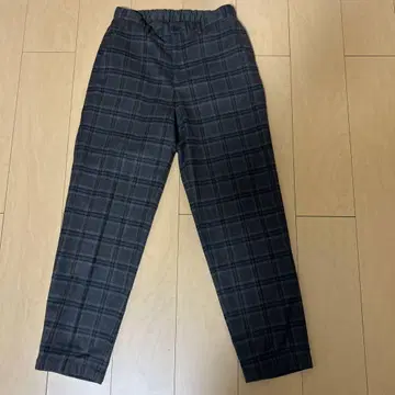 애로우즈 그린라벨 울 체크 팬츠