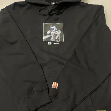 Subciety 블랙 L 후드티 캐릭터 그래픽