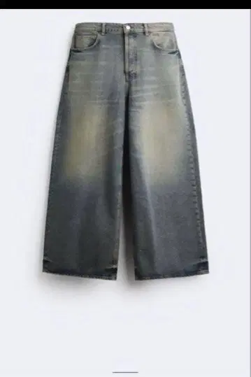 자라 오버 다이 배기 데님 EUR34