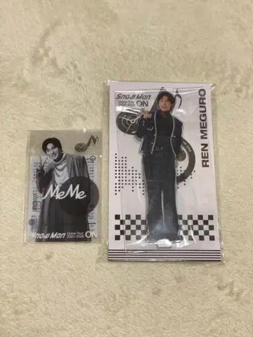 SnowMan 메구로 렌 on 굿즈 아크릴 스탠드 클리어 스티커