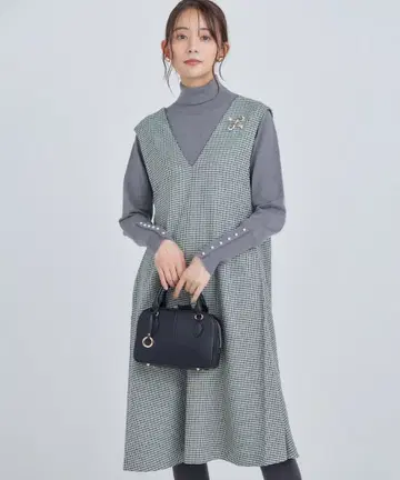 쿠미쿄쿠 치도리 트윌 점퍼 원피스