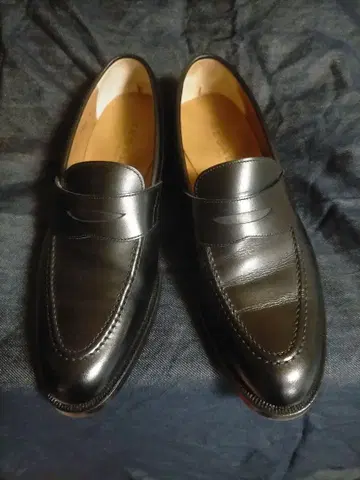 새상품급 REGAL 블랙 코인 로퍼