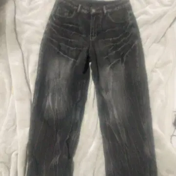 그런지 스트릿 배기 데님