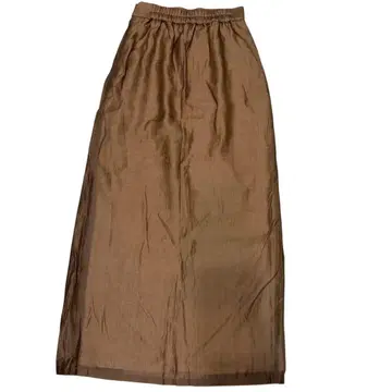 [ lawgy ] 라브지 롱 스커트 시스루 스커트