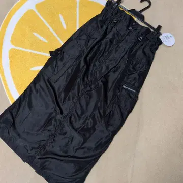 새상품 LASUD 블랙 카고 스커트 스콧 클럽 계열 야마다야