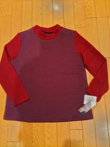 미사용 택 포함 퀼팅 긴팔 상의 M