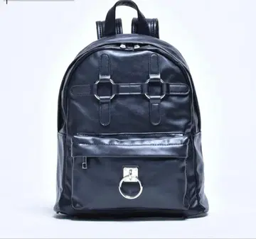 MADMAD 반지 참 포함 백팩 BLACK