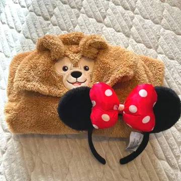 정품 더피 인형옷 & 상하이 한정판 미니 머리띠