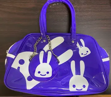 CUNE 에나멜 보스턴 백 [ 퍼플 ]