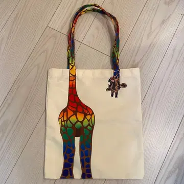 만박 라이베리아관 기린 토트백