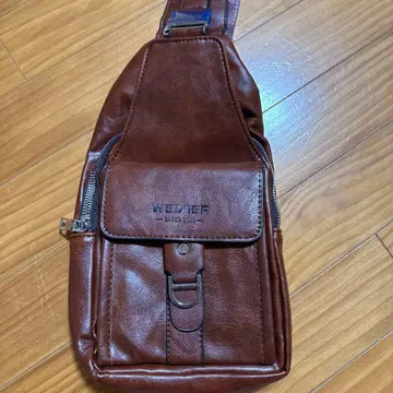 WEIXIER 브라운 숄더백