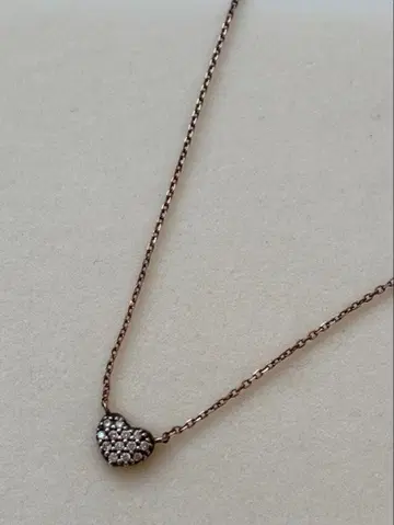 festaria 하트 모양 크리스탈 목걸이