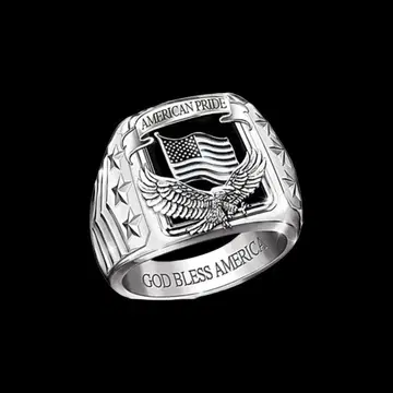 [ A031 ] 남성용 실버 반지 유럽/미국 여성용 액세서리 20호