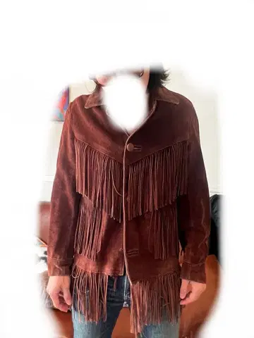 구제 의류 HECHO EN MEXICO/70s~90s/프린지 가죽 자켓