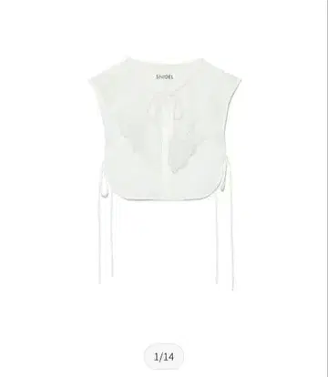 [ 새상품 ] SNIDEL 바리에 컬러 탈부착 카라 A