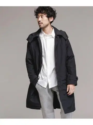 [난트리오] 후드 탈부착 스텐 칼라 하이브리드 다운 코트 나노 유니버스