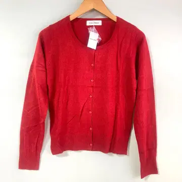 레스트로즈 가디건 긴팔 빨간색 L'est Rose 미사용 새상품