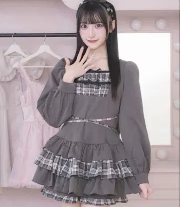 사다리 리본 티어드 셋업 pium