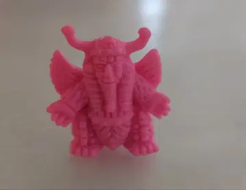 울트라맨 괴수 지우개 랫핑크 복숭아색