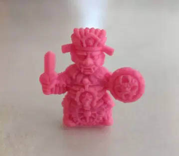 울트라맨 괴수 지우개 엔마고 복숭아색