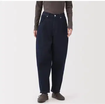 무인양품 데님 배럴 팬츠 M