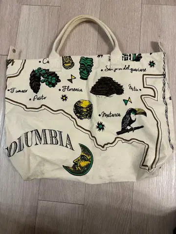 어반 리서치 컬럼비아 지도 디자인 토트백