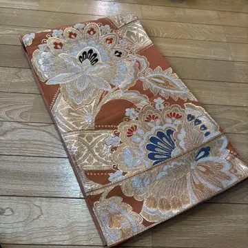 순수 실크 후쿠로 오비 육통