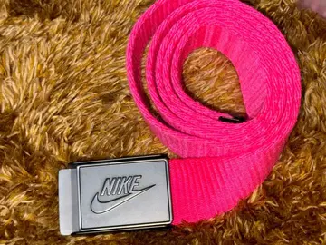 NIKE 핑크 텍스타일 벨트
