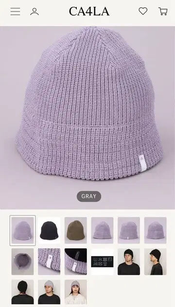 KNIT SAILORS 3 그레이 니트 햇