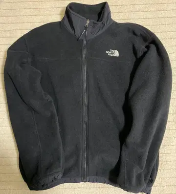 'THE NORTH FACE' USA제 zip up 플리스 BLACK