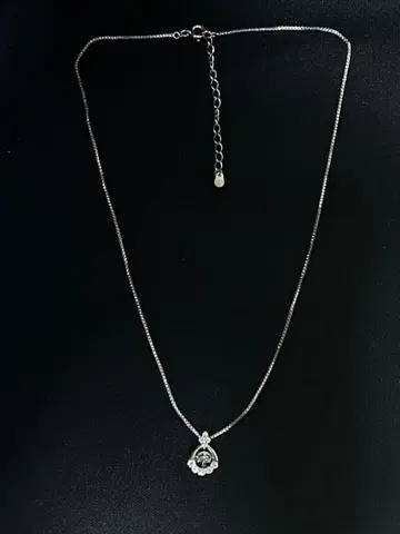 크로스포 댄싱스톤 SV925 눈물형 목걸이 QVC 일본제
