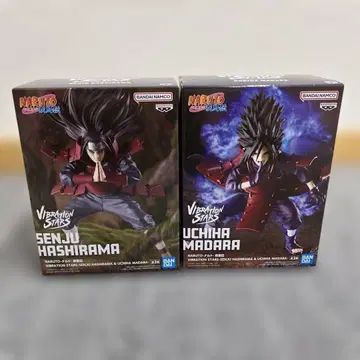 NARUTO 질풍전 센쥬 하시라마 우치하 마다라 피규어 2체 세트
