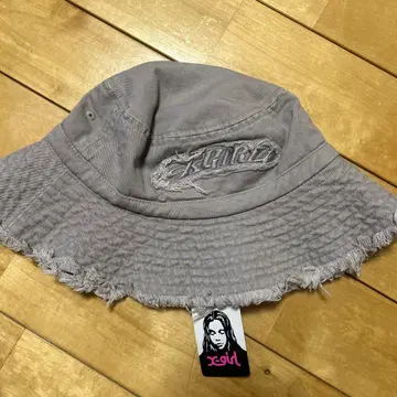 x-girl 그레이 버킷햇 ONE SIZE