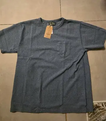 [ 미사용 새상품 ] 업사이클 인디고 T셔츠 [ 8158 ]