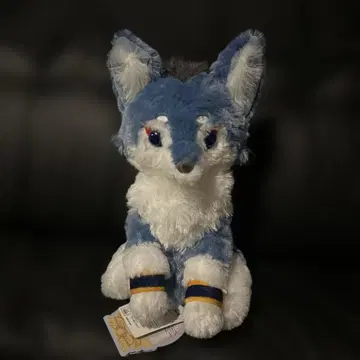 아마테라스의 늑대 JB 사이즈 봉제 인형 럭클 블루 마스코트